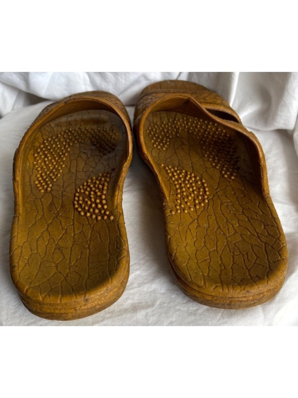 Pali Hawaii Sandals Slides Rubber Textured Coastal Hippie Festival Unisex Wom 8 - Picture 5 of 9
